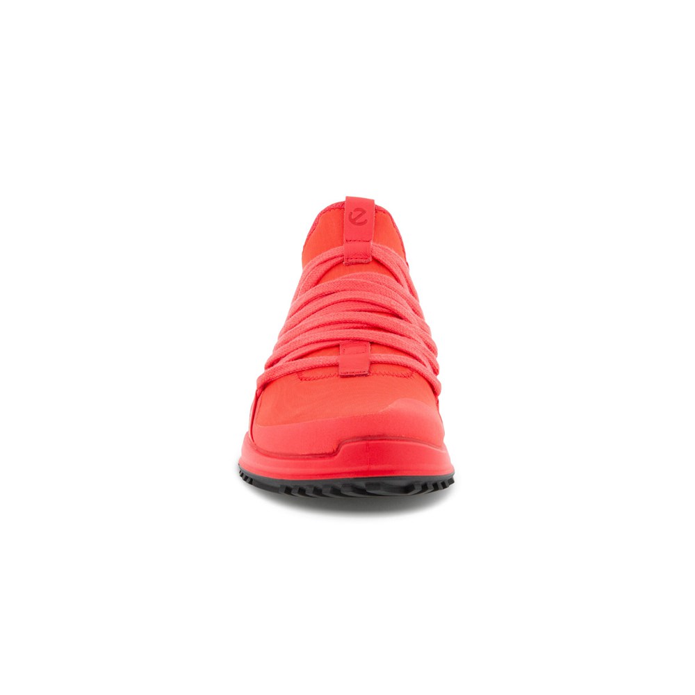 ECCO Sneakersy Damskie - Biom 2.0 Niskie Tex - Czerwone - NPCLEI-103